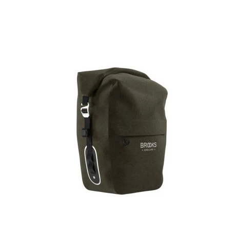 BROOKS Sacoche Pannier 18-22L MUD GREEN -Vélos Électriques Soldes 190445017685