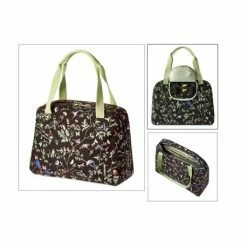 BASIL Sacoche Vélo WANDERLUST CARRY ALL BAG NOIR/OISEAUX IMPERM.18L