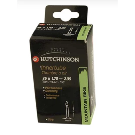 CHAMBRE AIR VTT 26X1.70 / 2.35 VP HUTCHINSON 1 CHAMBRE AIR VTT 26X1.70 / 2.35 VP HUTCHINSON