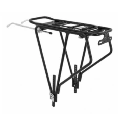 PORTE BAGAGE VELO ARRIERE A TRINGLES P2R ALU NOIR REGLABLE POUR FAT BIKE 26"/27.5"/29" 5 Largeur Réglable De 135 à 205mm