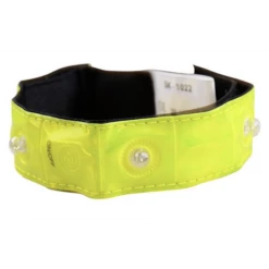 BRASSARD SECURITE REFLECHISSANT LUMINEUX (AVEC LEDS) JAUNE FLUO