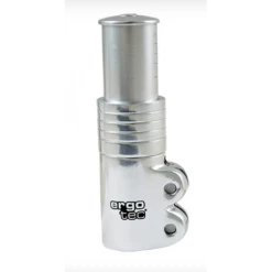 ERGOTEC REHAUSSE DE POTENCE AHEAD SET 1"1 / 8 ARGENT LIVRE AV. 5 BAGUES HAUTEUR 65MM