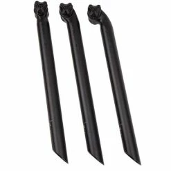 ERGOTEC TIGE DE SELLE D27.2 ALU L400 ROUTE / VTT NOIR DEPORT 10 MM (LEVEL 5)