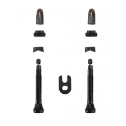SCHWALBE Valve Tubeless Alu Noir 40mm (x2)