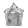 KLICKfix BikeBasket Reisenthel Panier Velo Avant Gris Clair Cristal