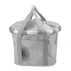 KLICKfix BikeBasket Reisenthel Panier Velo Avant Gris Clair Cristal