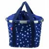 KLICKfix BikeBasket Reisenthel Bleu à Pois Blanc K0303SN