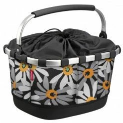 KLICKFIX Panier Marguerites Velo Carrybag GT Uniklip Pour Tout Porte-bagage