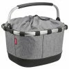 KLICKFIX Panier Gris Argent Velo Carrybag GT Pour Porte-bagage Raktime K0305RTS