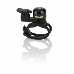 XLC Sonnette MINITIMBRE DD-M18 NEGRO, Ø21 MM, FIJACIÓN UNIVERSAL