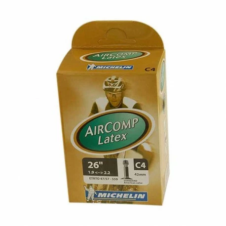 MICHELIN CHAMBRE AIR VTT 26X1.9 / 2.2 VS C4 LATEX (26-8M) 1 MICHELIN CHAMBRE AIR VTT 26X1.9 / 2.2 VS C4 LATEX (26-8M)