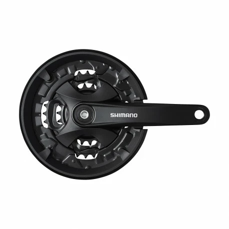 SHIMANO Pédalier 3x9v FC-MT101 40/30/22Dts 175mm 1 SHIMANO Pédalier 3x9v FC-MT101 40/30/22Dts 175mm