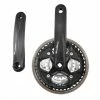 SUNRACE Pedalier VTT Triple 42-34-24D L170 ALU FCM500 7 / 8V Noir