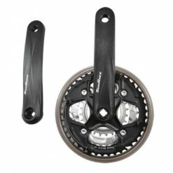 SUNRACE Pedalier VTT Triple 42-34-24D L170 ALU FCM500 7 / 8V Noir