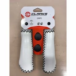 CLARKS Poignées Velo Blanc Grip Imitation Cuir