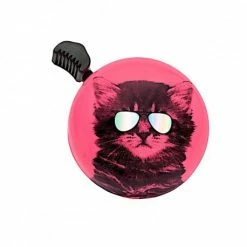 ELECTRA Sonnette Bell Domed Ringer Coolcat Chat à Lunette Mirroir
