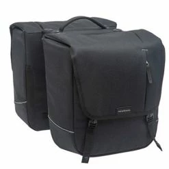 NEWLOOXS SACOCHE VELO PORTE BAGAGE A PONT NOVA DOUBLE NOIR RACKTIME