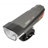 SPANNINGA ECLAIRAGE VELO RECHARG.USB AV LED TRIGON 25 NOIR 3 MODES (FIXATION CINTRE)