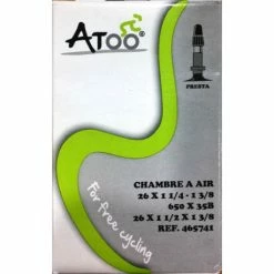 ATOO Chambre à AIR Tradi 700 X 32/40C Valve Schrader 48mm