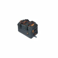 BASIL Miles Tarpaulin Sac. Porte-bagage MIK, 7L, Noir Orange