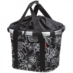 KLICKFIX BikeBasket Reisenthel Fleurs Noir K0303FS