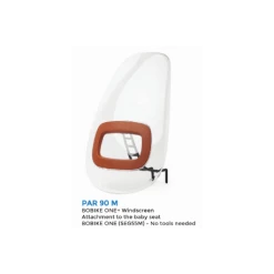 BOBIKE ONE MINI Protection Vitrée Transparente Pour Siege Enfant