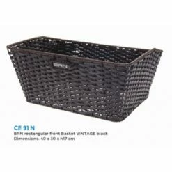 BRN PANIER RECTANGULAIRE VINTAGE ECO-LEATHER CE91