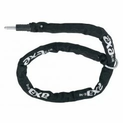 AXA Chaine Pour Antivol RLC 140 Noir 140cm, épaisseur 5,5mm, Boulon 10mm