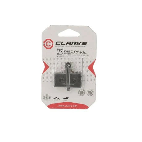 CLARKS PLAQUETTE FREIN VTT 39 CLARKS M2 ADAPT. SHIMANO XTR / XT / SLX BR-M9000 / 8000 / 7000 / 6000 ORGANIQUE 1 CLARKS PLAQUETTE FREIN VTT 39 CLARKS M2 ADAPT. SHIMANO XTR / XT / SLX BR-M9000 / 8000 / 7000 / 6000 ORGANIQUE