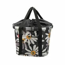 KLICKfix BikeBasket Reisenthel Panier Velo Avant Motifs Marguerites K0303MA
