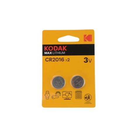 KODAK PILE LITHIUM 3V CR2016 MAX 1 KODAK PILE LITHIUM 3V CR2016 MAX