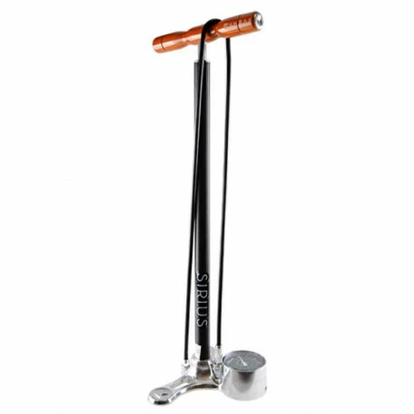 KHEAX POMPE A PIED CNC SIRIUS NOIR -Vélos Électriques Soldes pompe a pied kheax cnc sirius noir